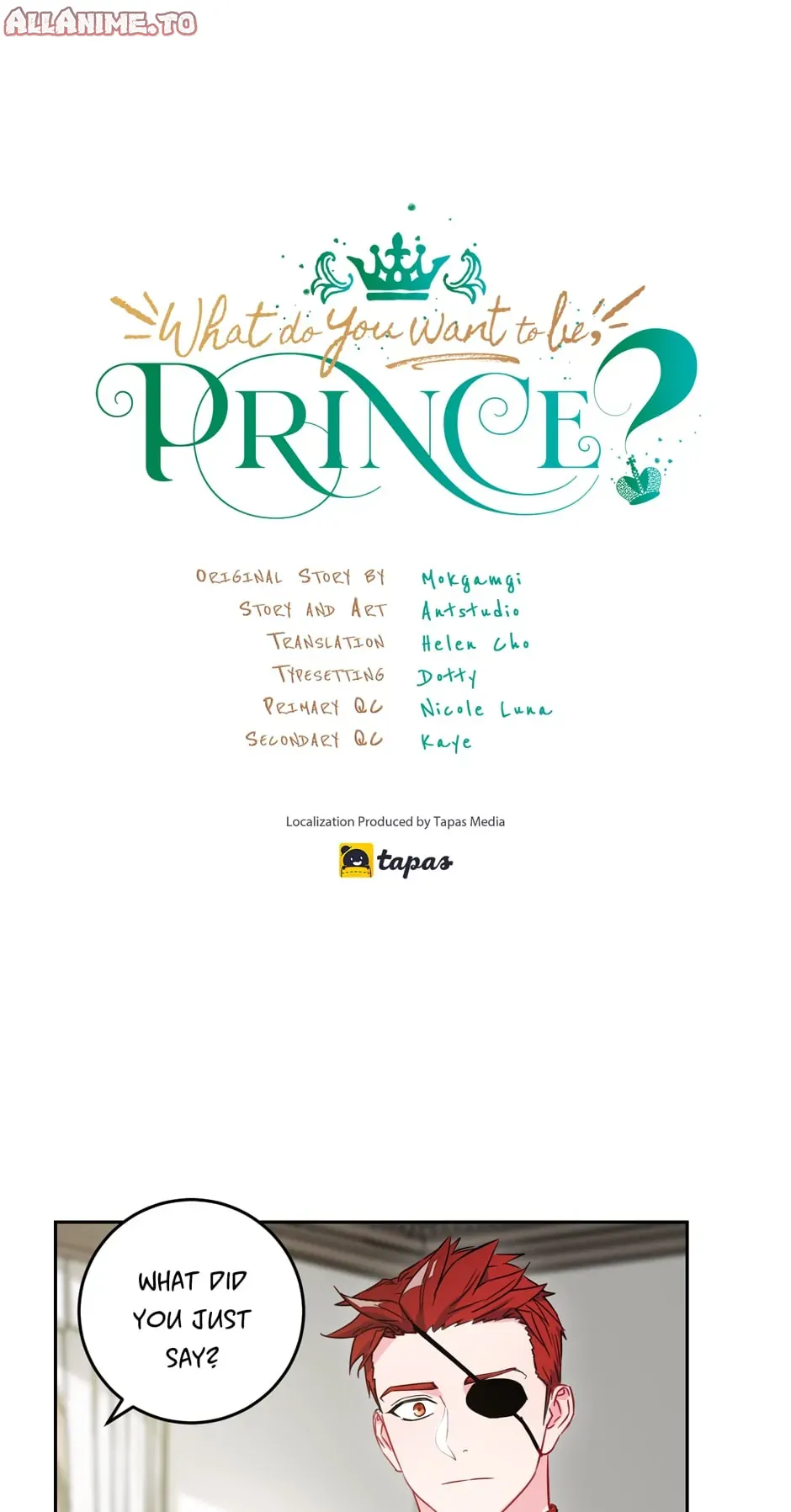 Read As You Wish, Prince EN Manga Online