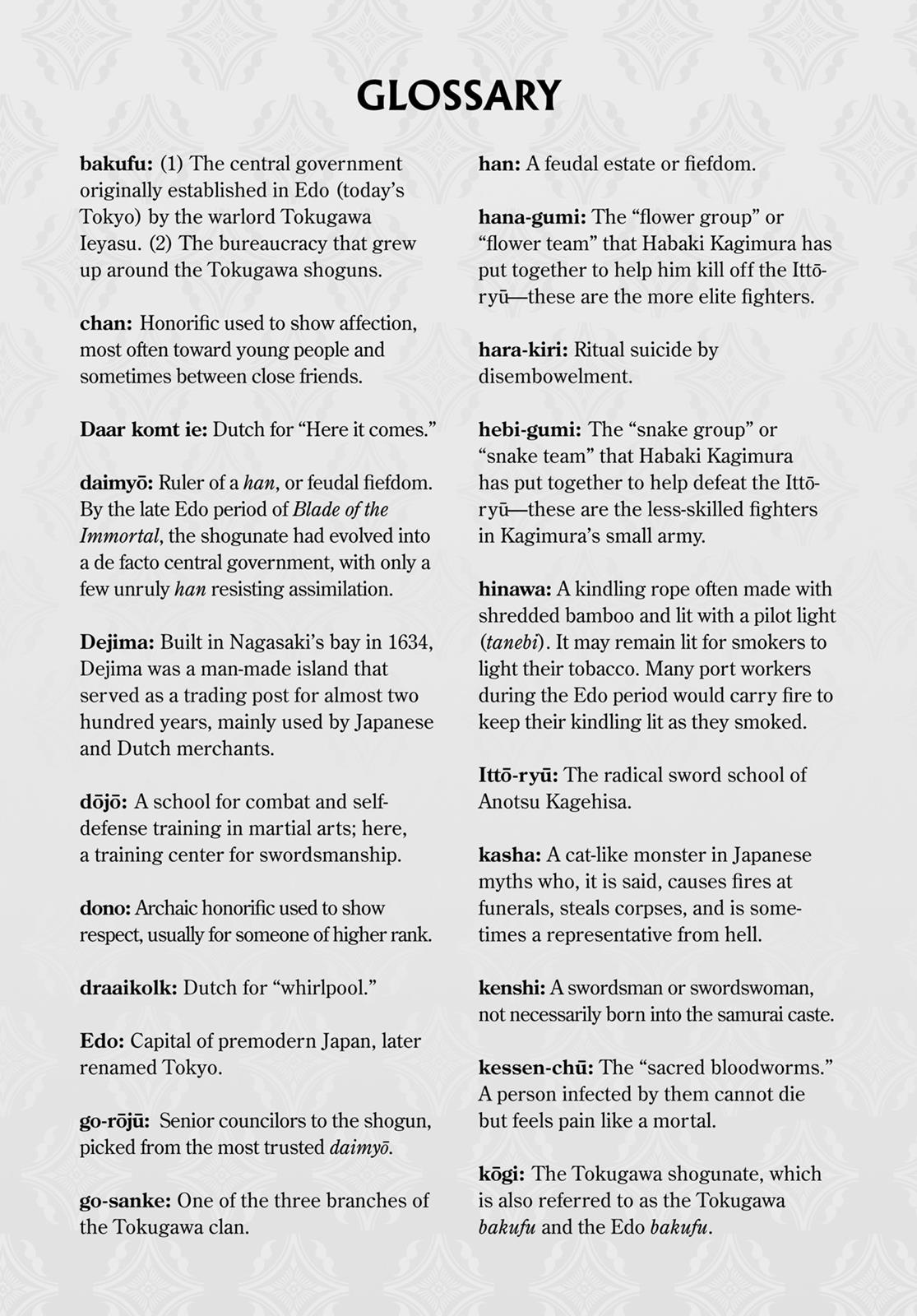 Read Blade of the Immortal EN Manga Online