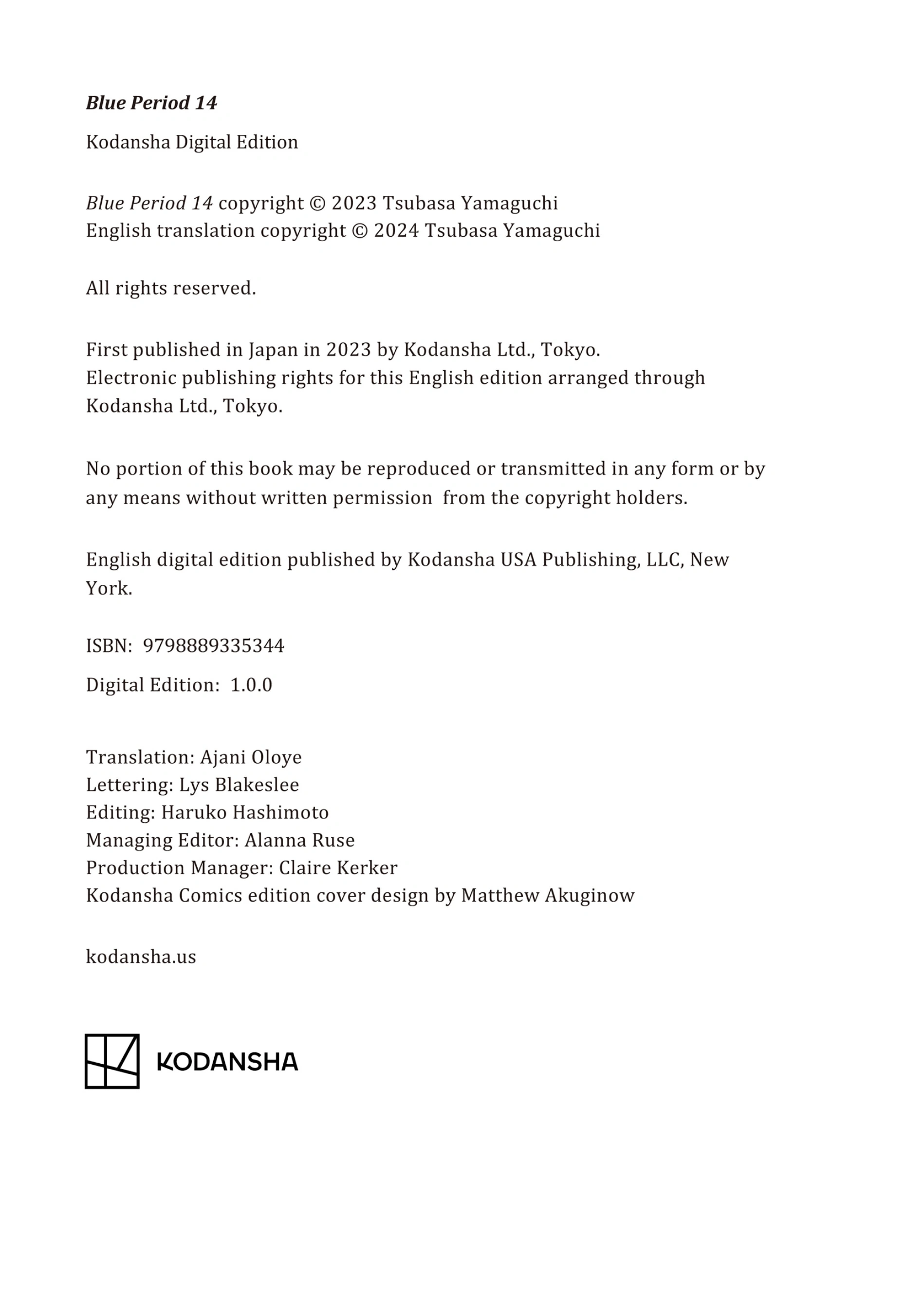 Read Blue Period EN Manga Online