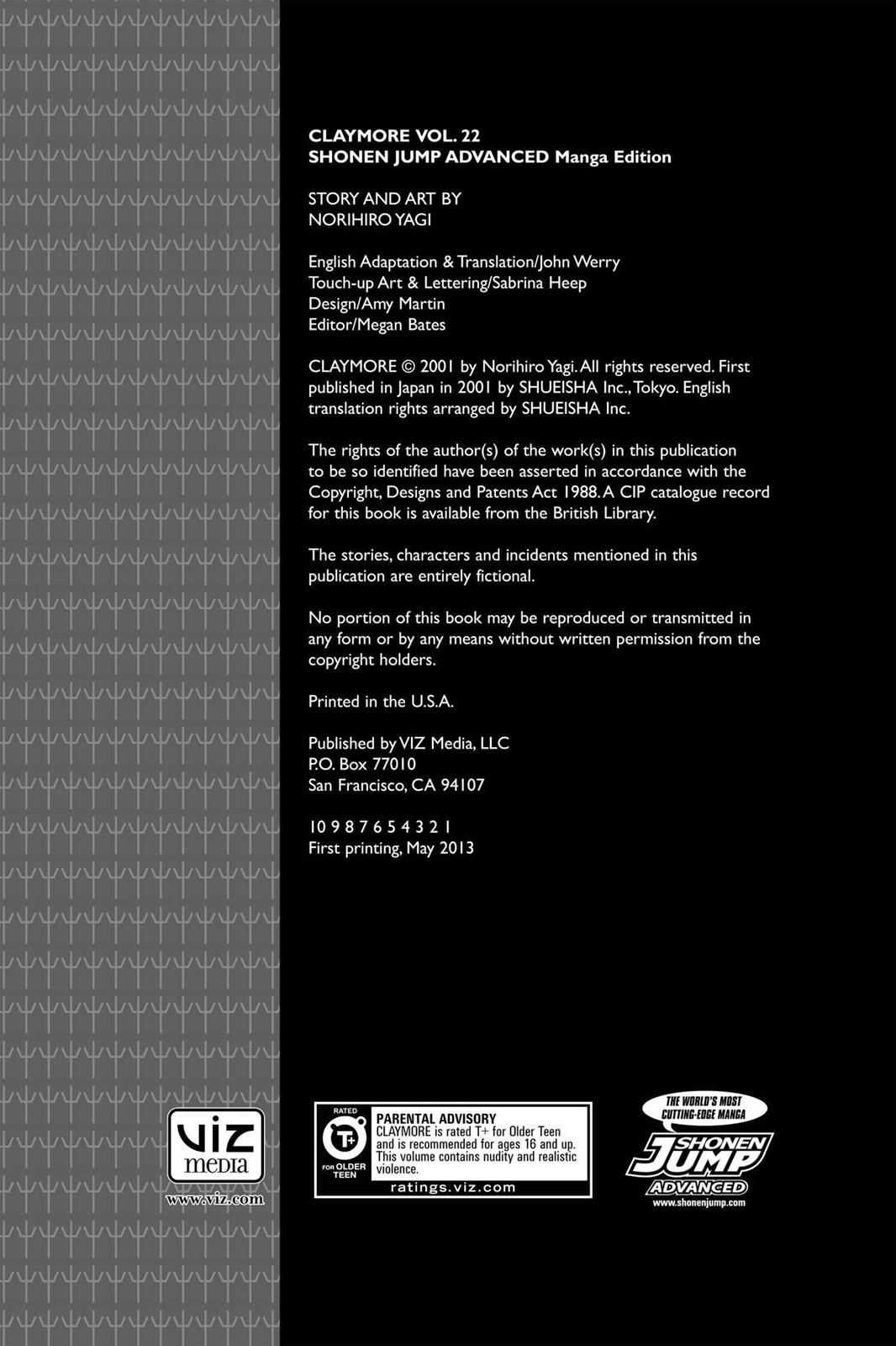 Read Claymore EN Manga Online