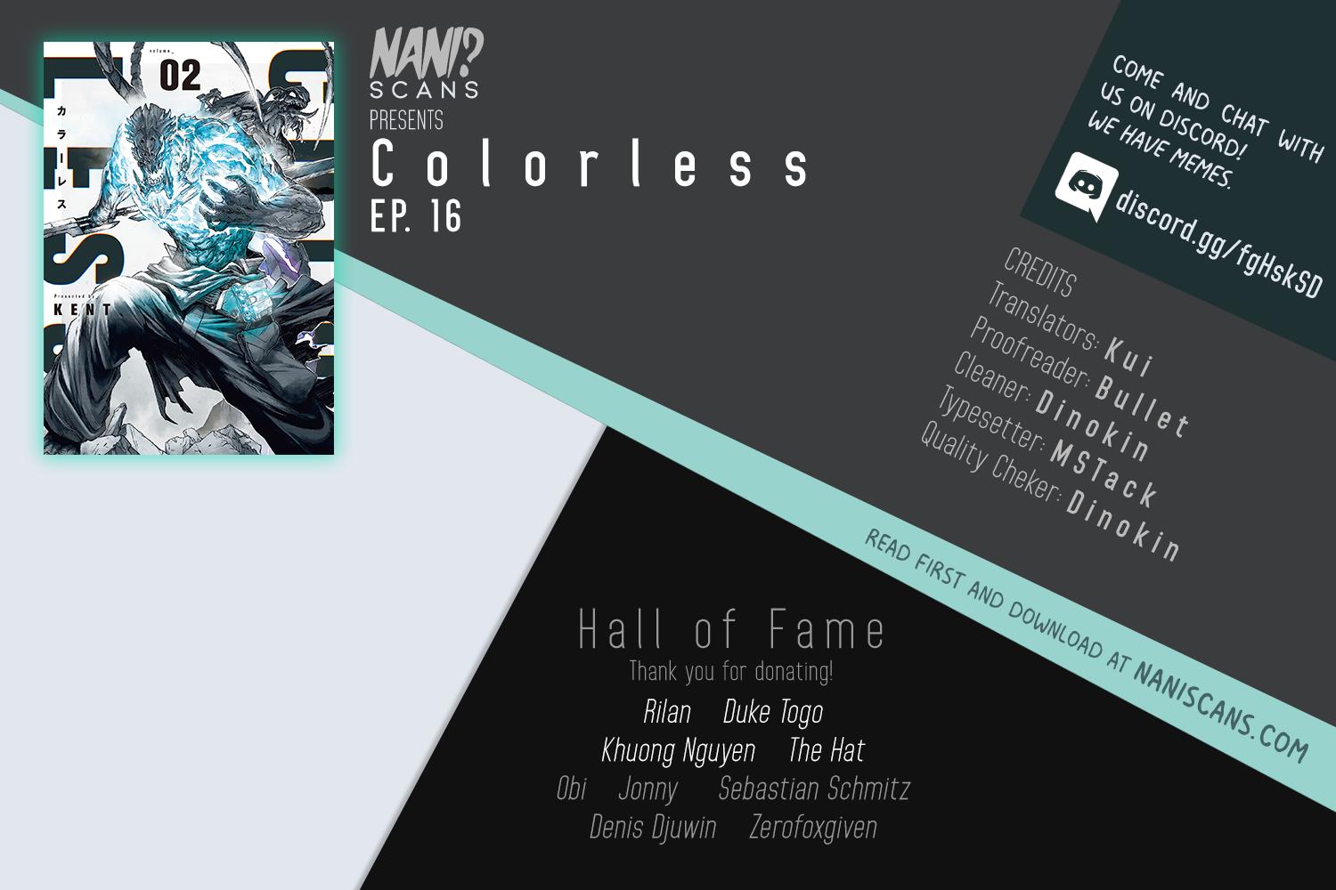 Read Colorless EN Manga Online