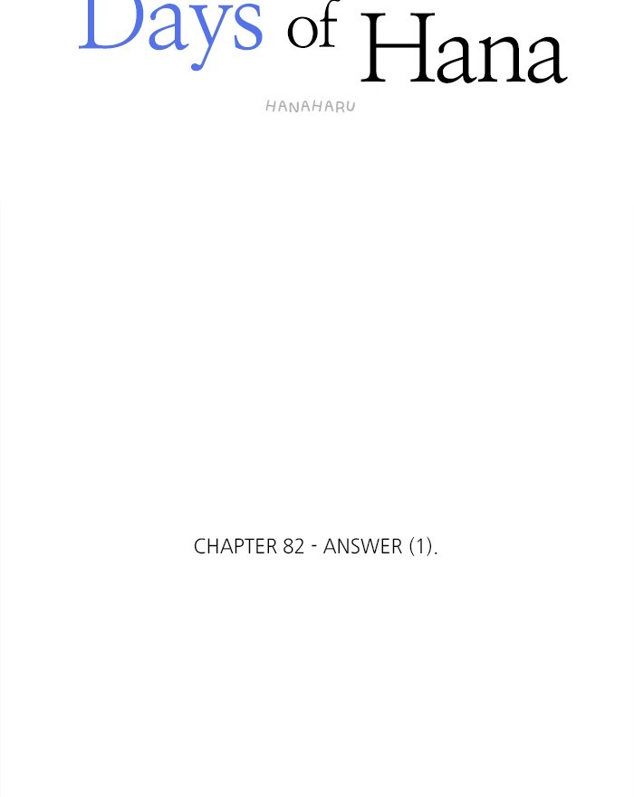 Read Days of Hana EN Manga Online