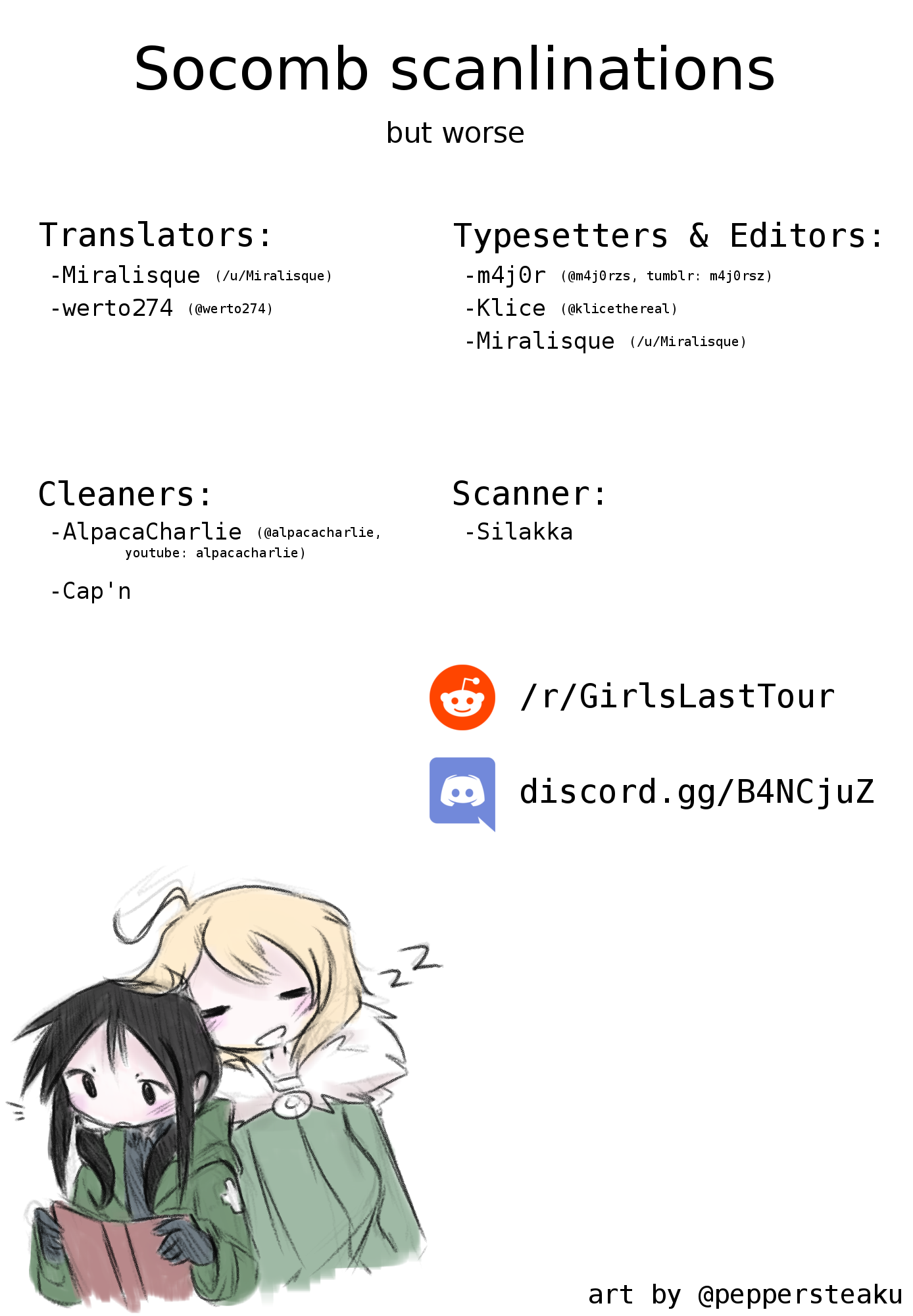 Read Girls' Last Tour EN Manga Online