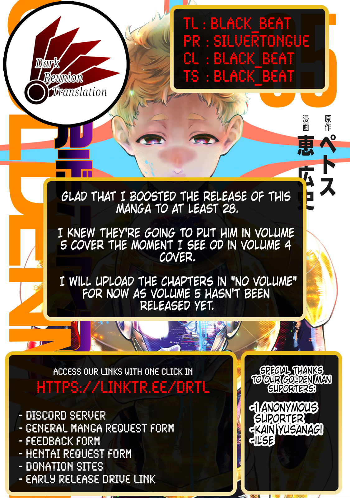 Read Golden Man EN Manga Online