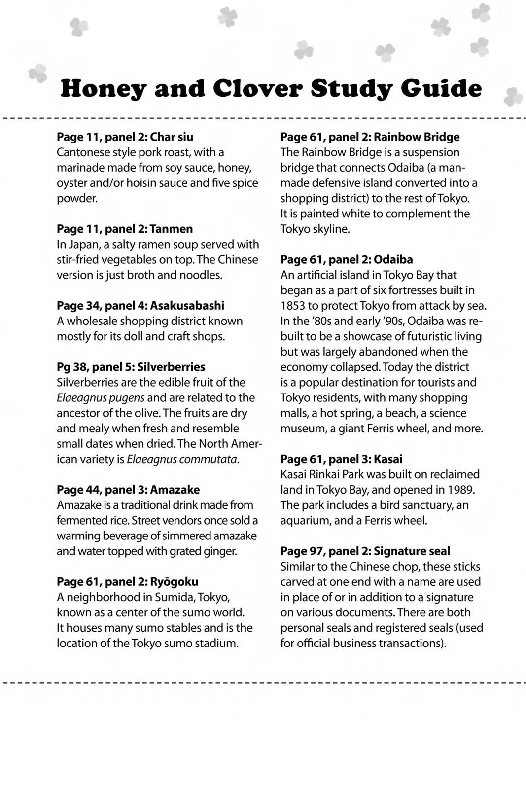 Read Honey and Clover EN Manga Online