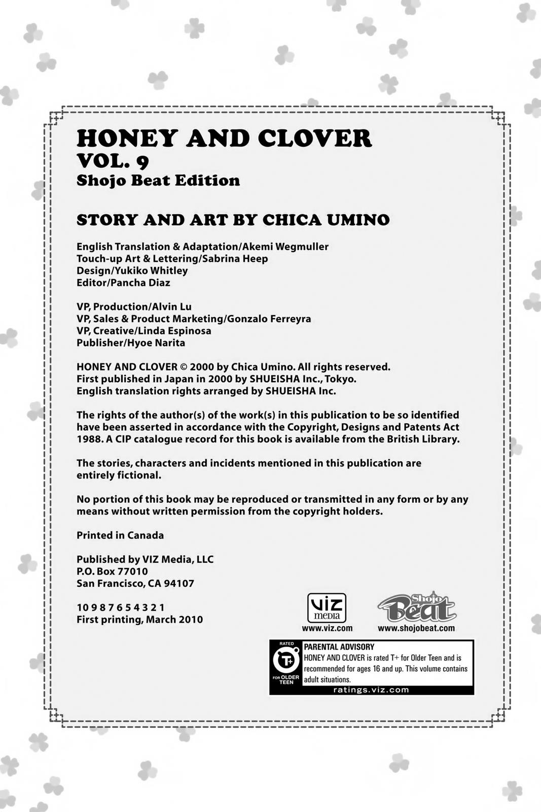 Read Honey and Clover EN Manga Online