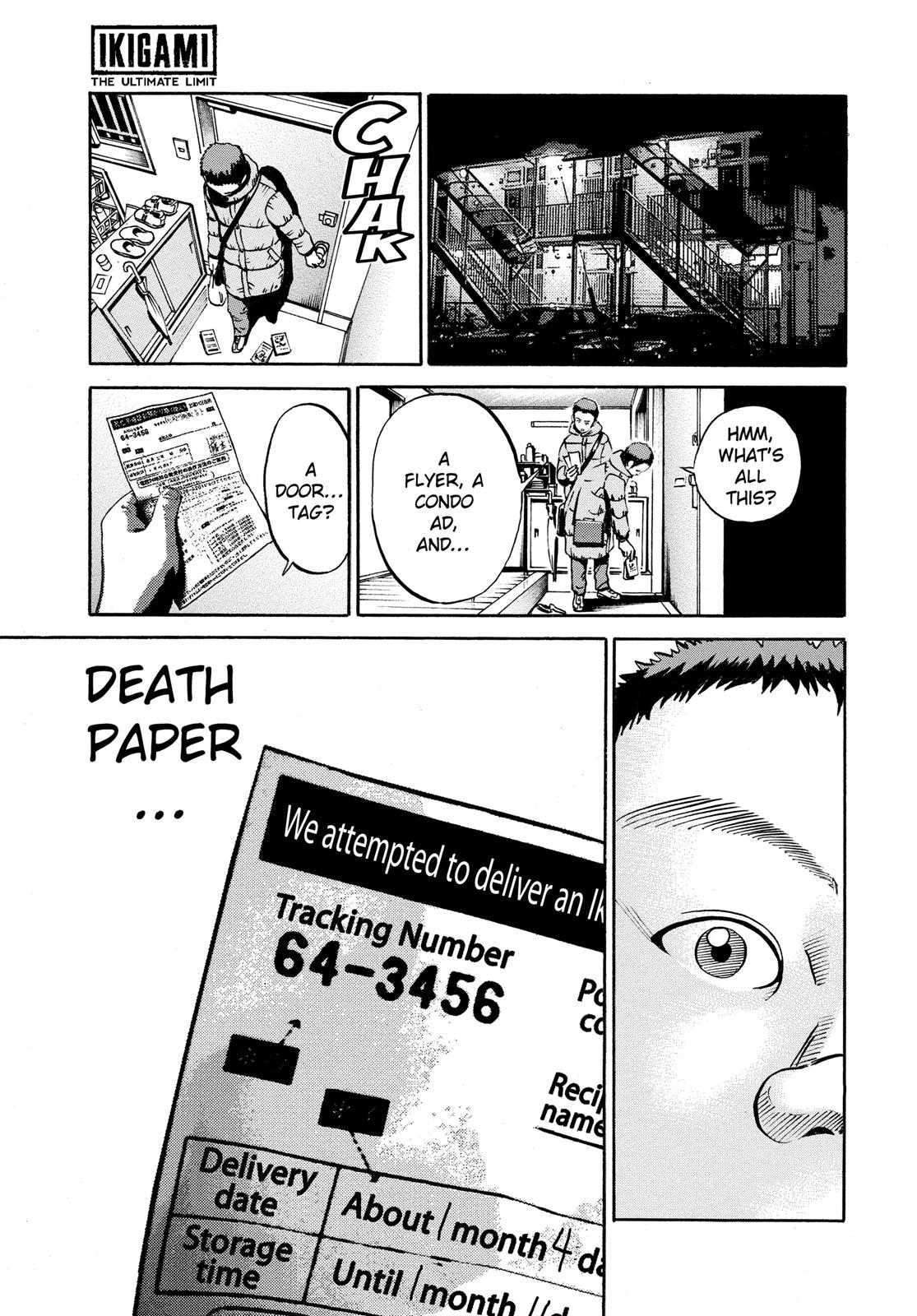 Read Ikigami The Ultimate Limit EN Manga Online