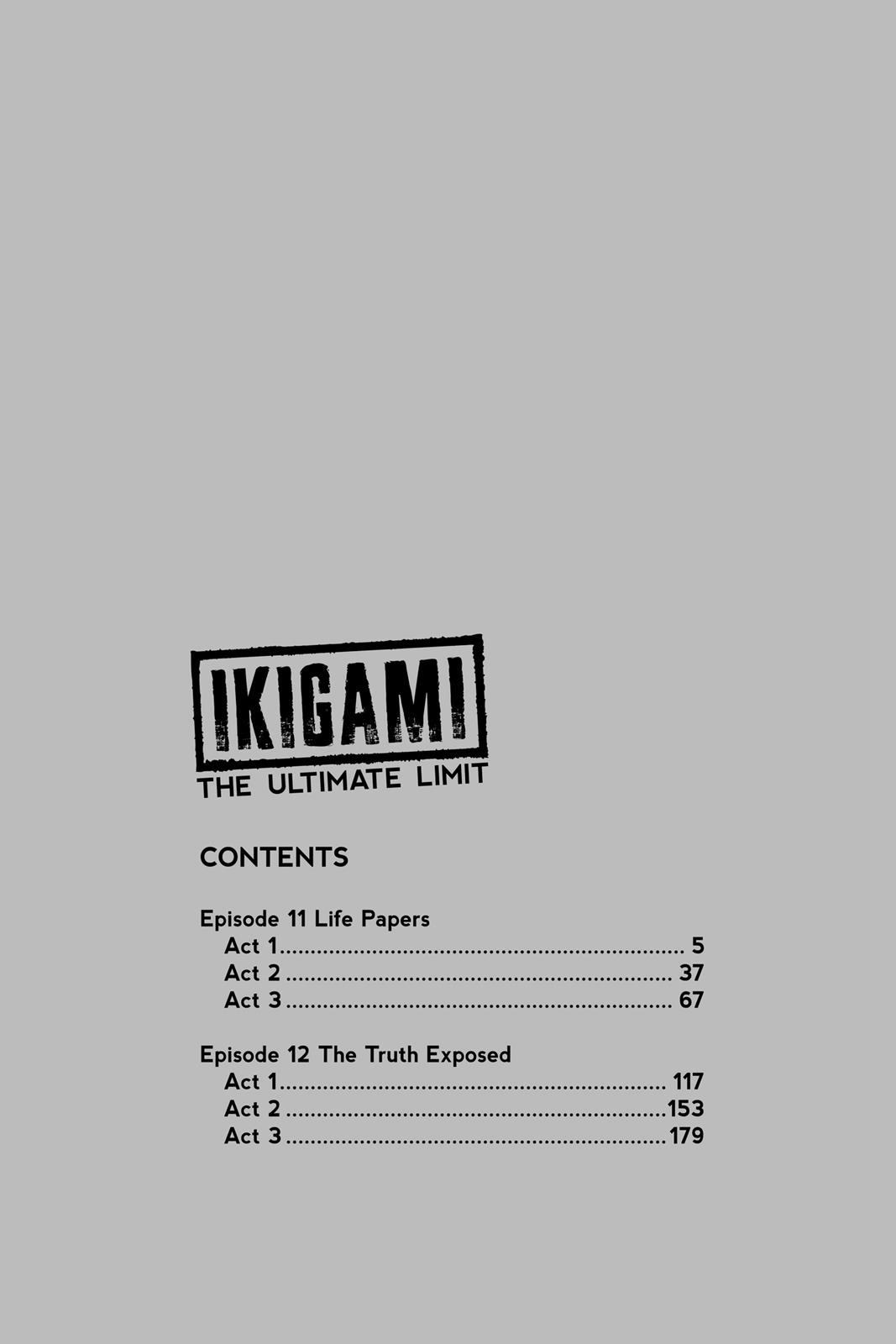 Read Ikigami The Ultimate Limit EN Manga Online