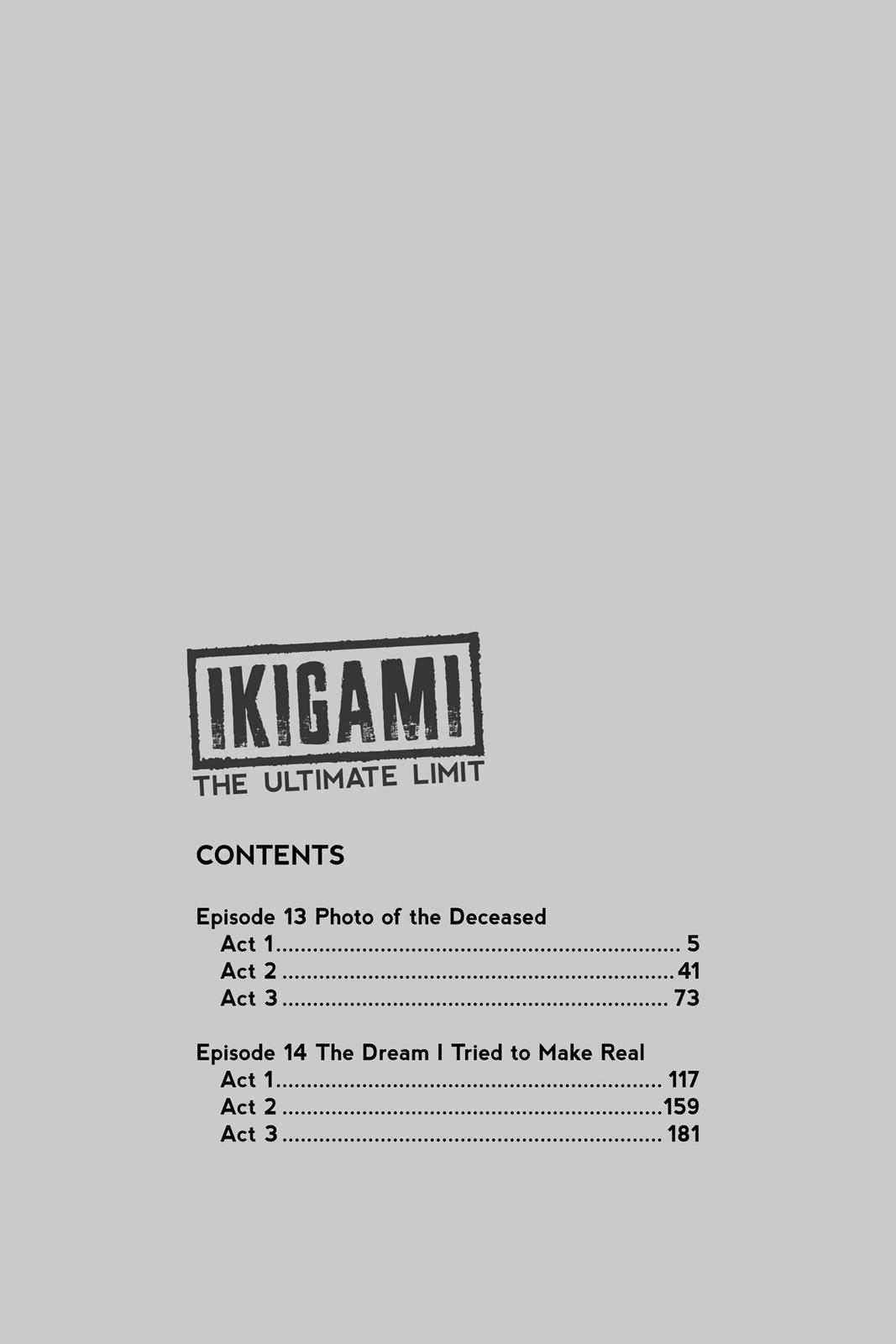 Read Ikigami The Ultimate Limit EN Manga Online