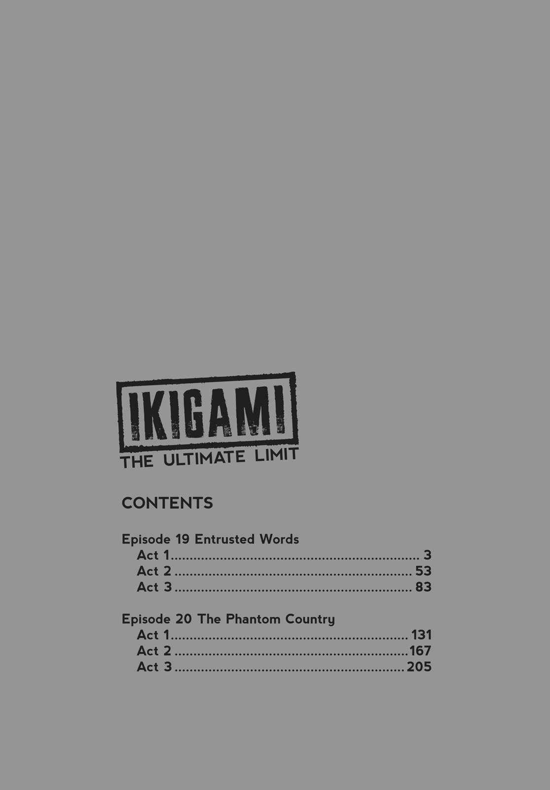Read Ikigami The Ultimate Limit EN Manga Online