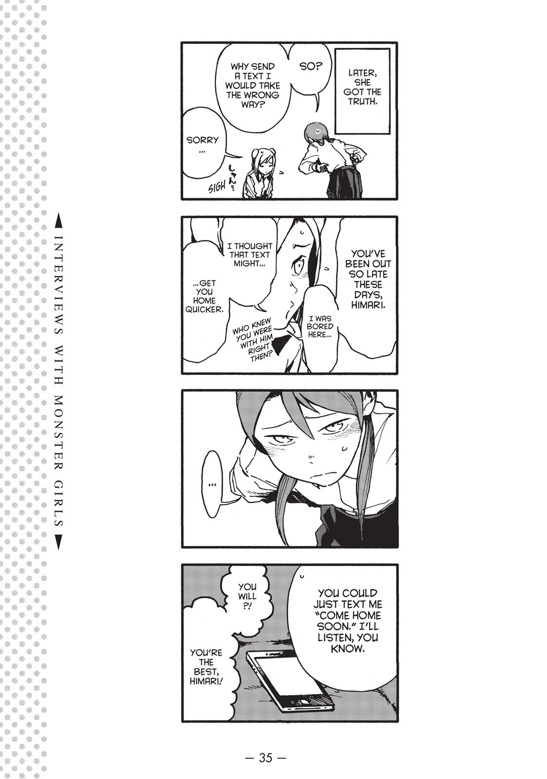 Read Interviews with Monster Girls EN Manga Online