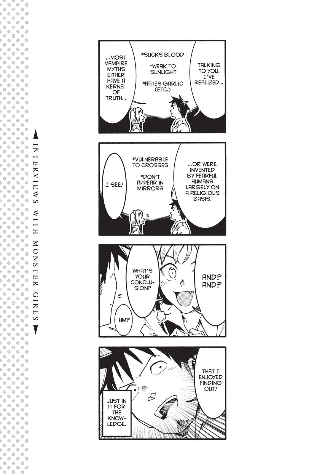 Read Interviews with Monster Girls EN Manga Online