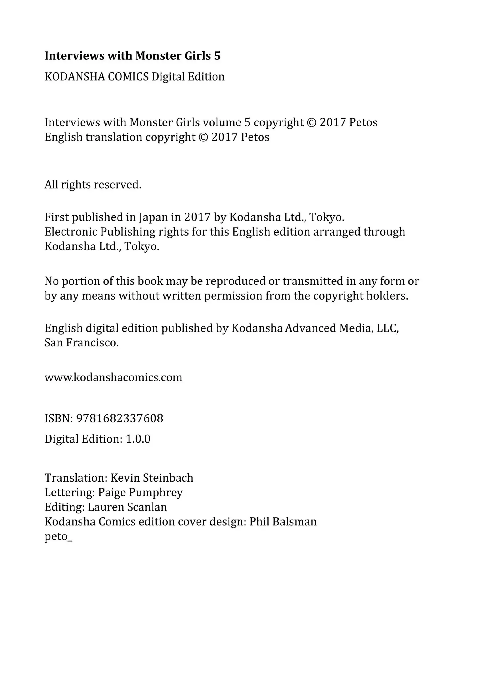 Read Interviews with Monster Girls EN Manga Online