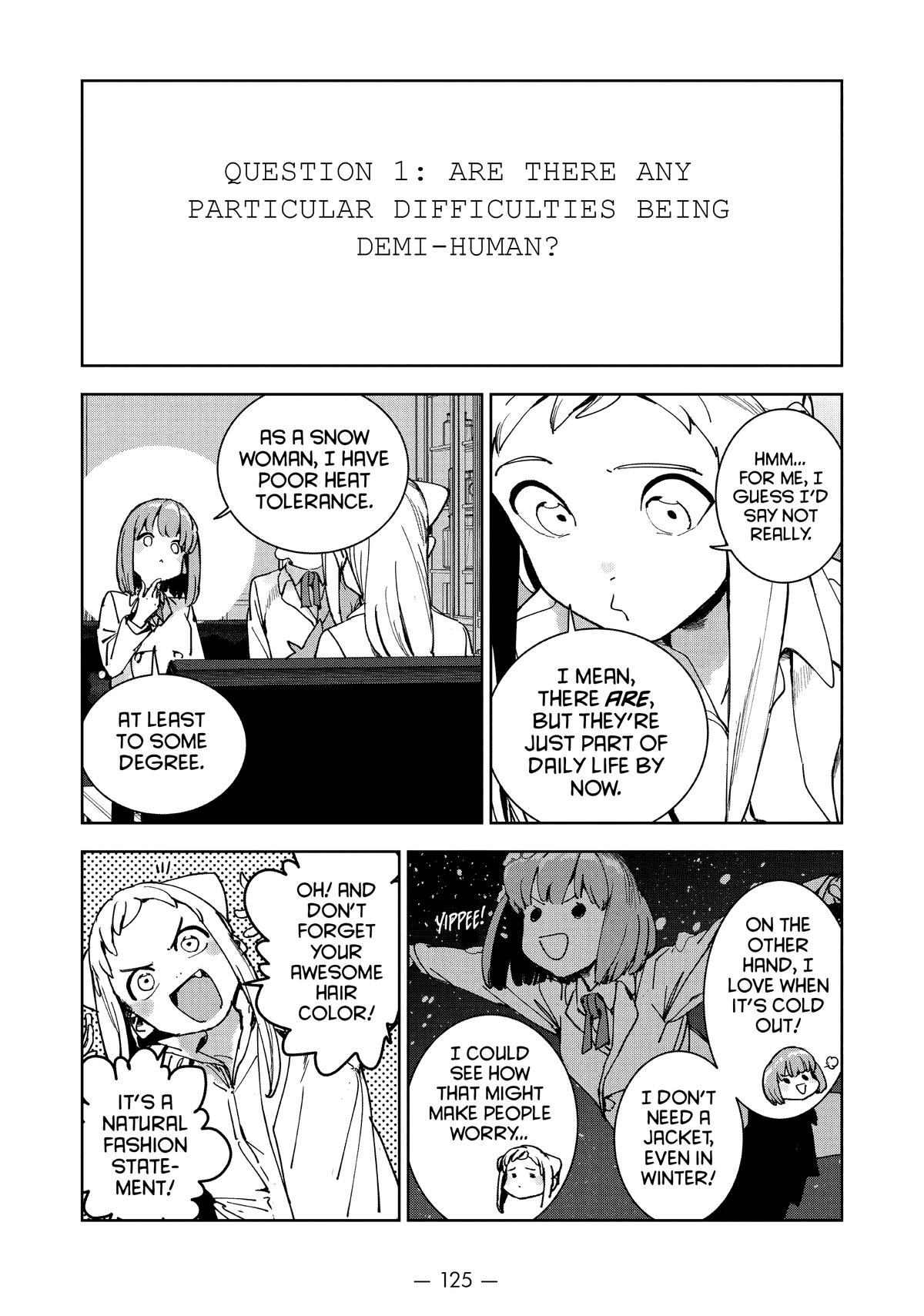 Read Interviews with Monster Girls EN Manga Online