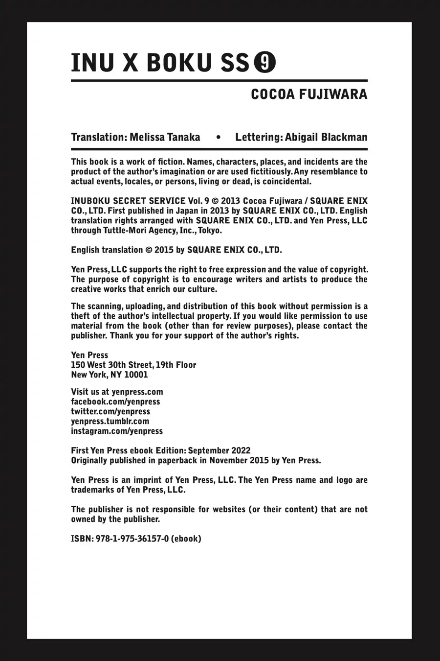 Read Inu x Boku SS EN Manga Online