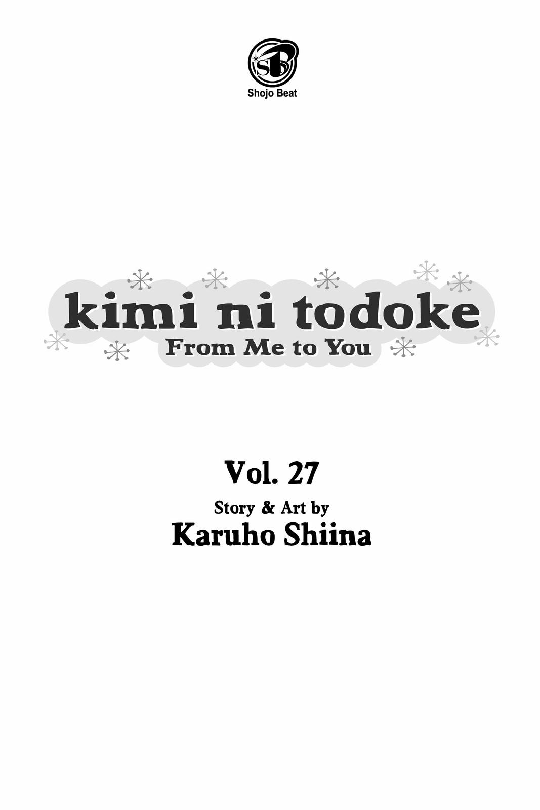 Read Kimi ni Todoke From Me to You EN Manga Online