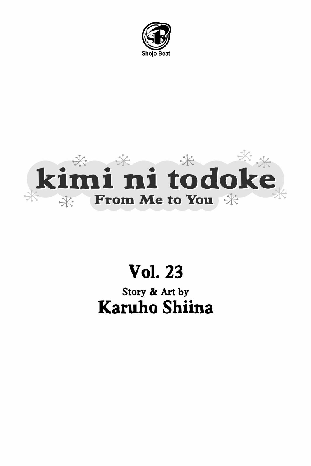 Read Kimi ni Todoke From Me to You EN Manga Online