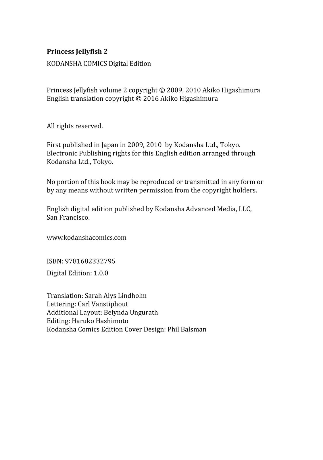 Read Princess Jellyfish EN Manga Online