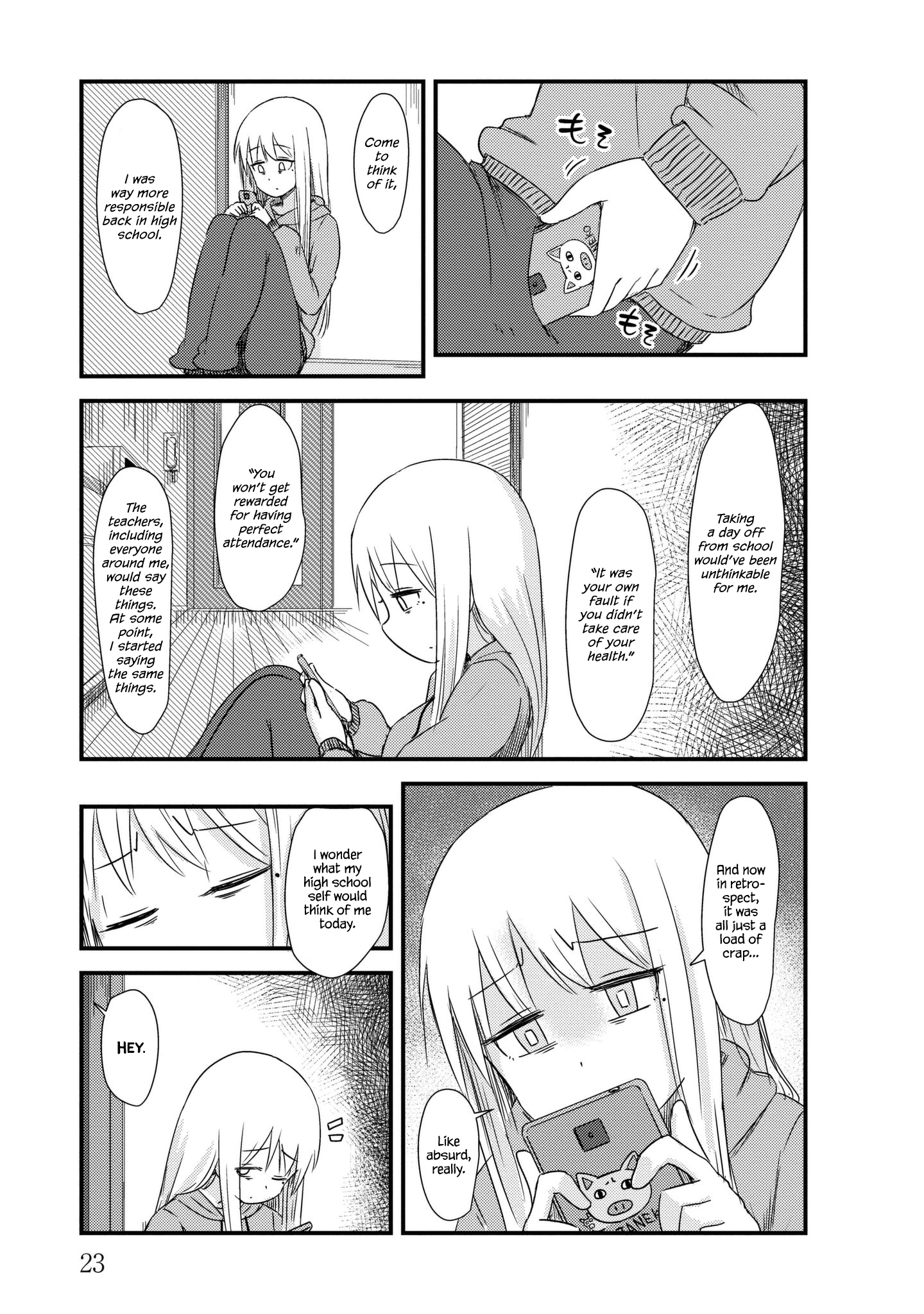 Read She Doesn't Know Why She Lives EN Manga Online