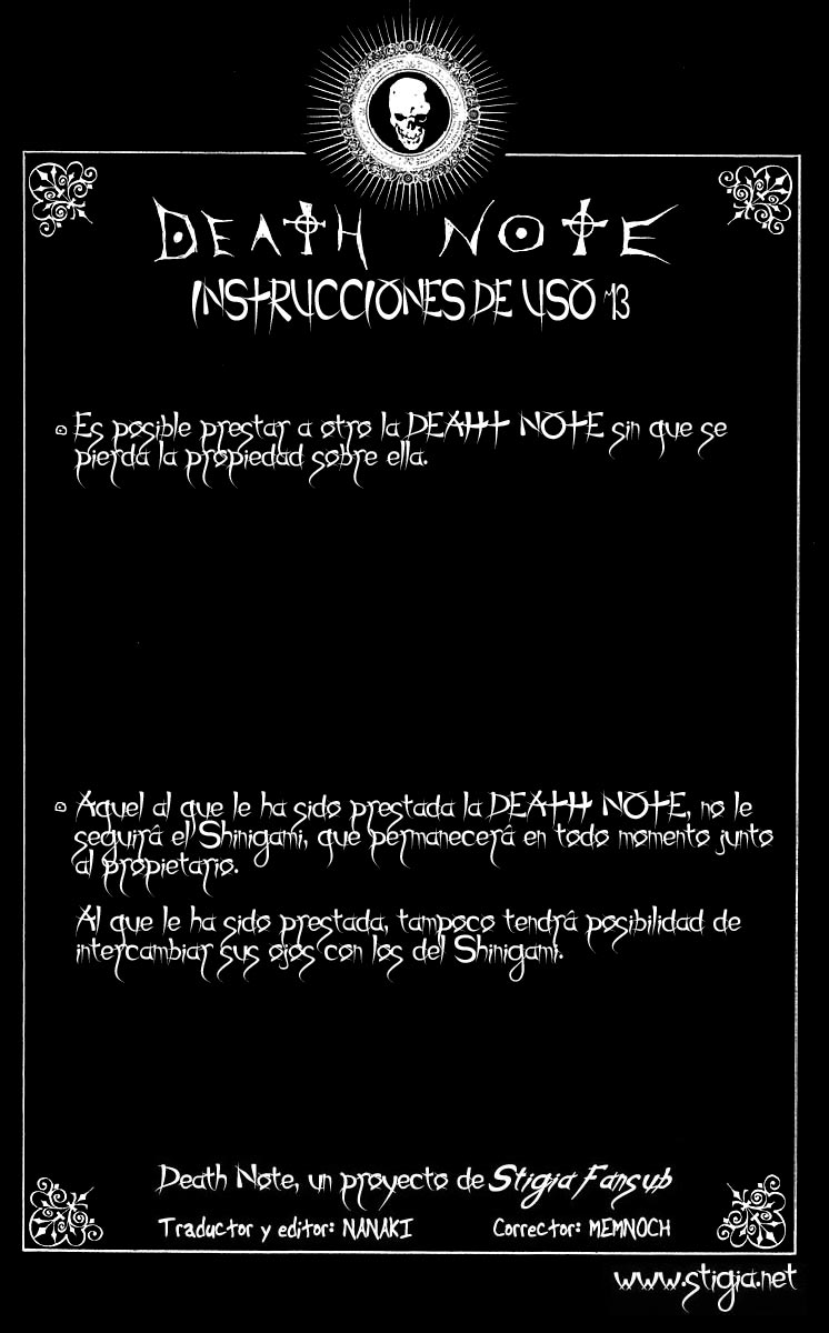 Read Death Note ES Manga Online