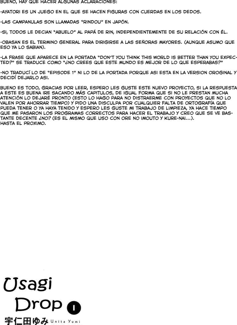 Read Usagi Drop ES Manga Online