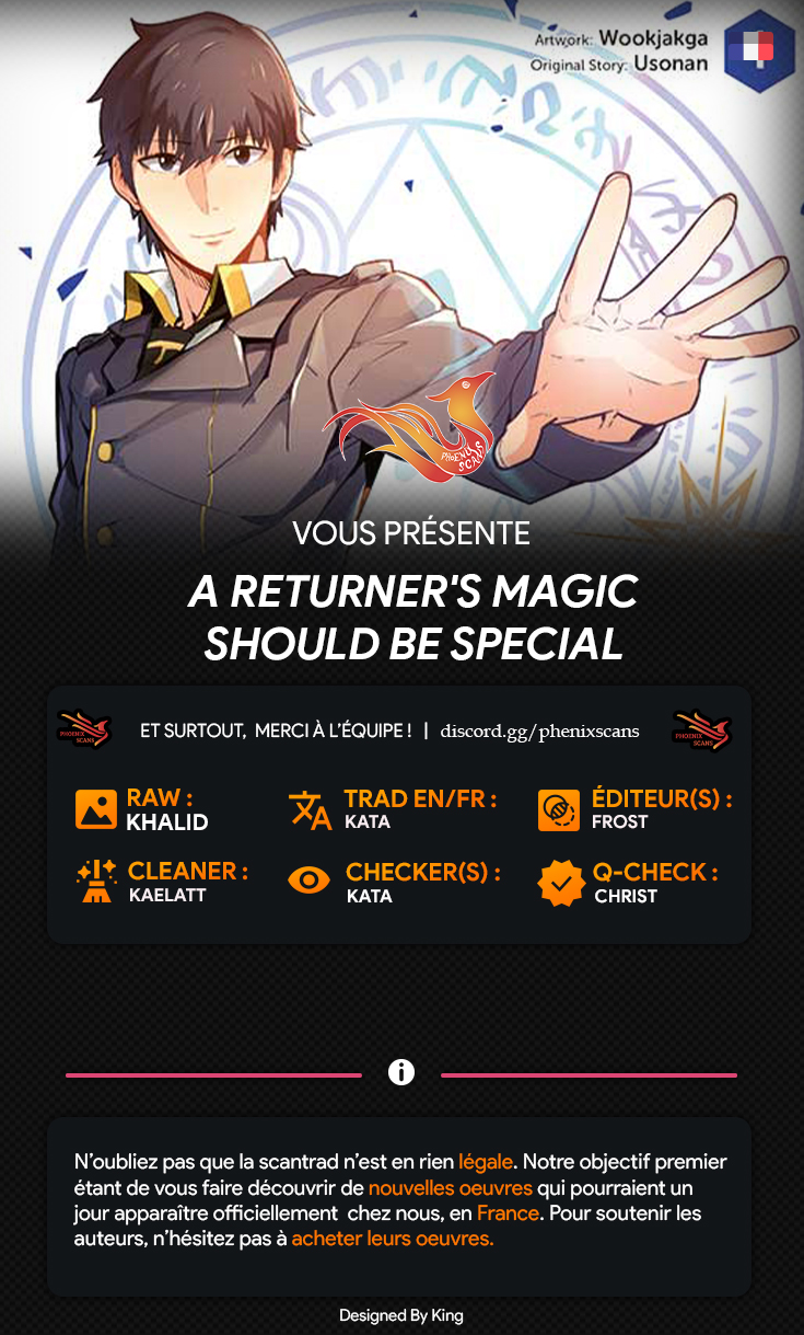 Read A Returner’s Magic Should Be Special FR Manga Online
