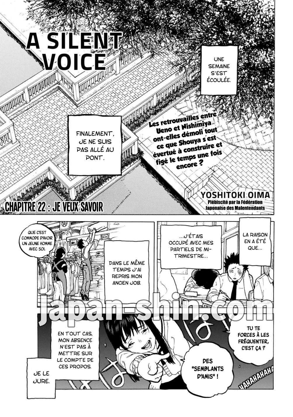 Read A Silent Voice FR Manga Online