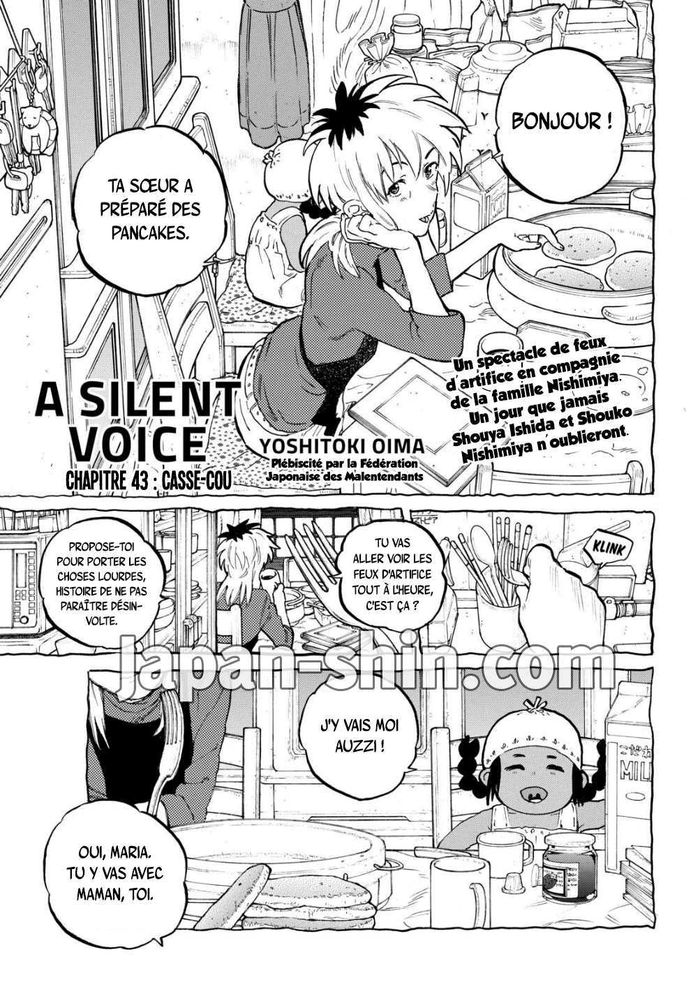 Read A Silent Voice FR Manga Online