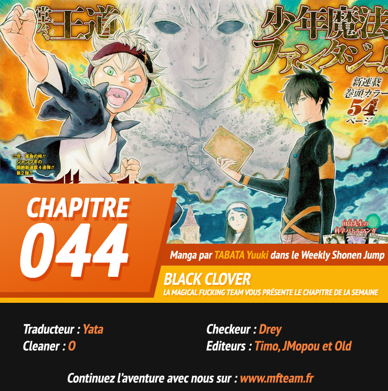 Read Black Clover FR Manga Online