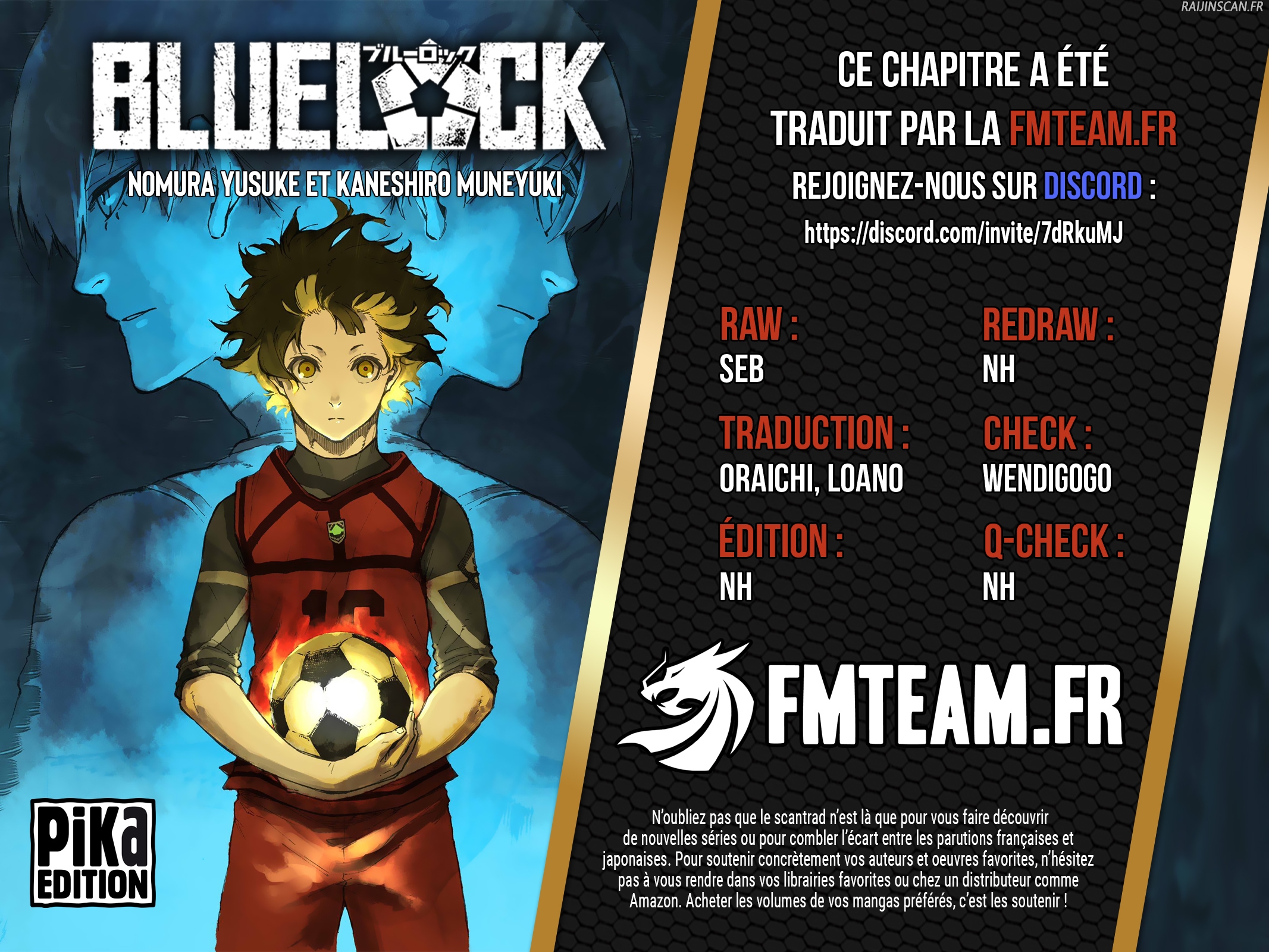 Read Blue Lock FR Manga Online