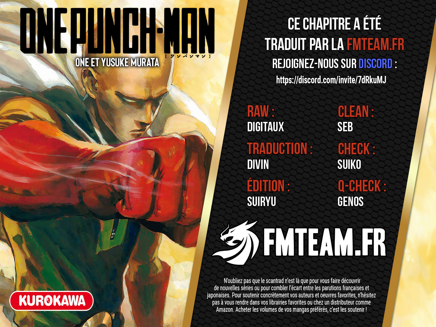 Read One-Punch Man FR Manga Online