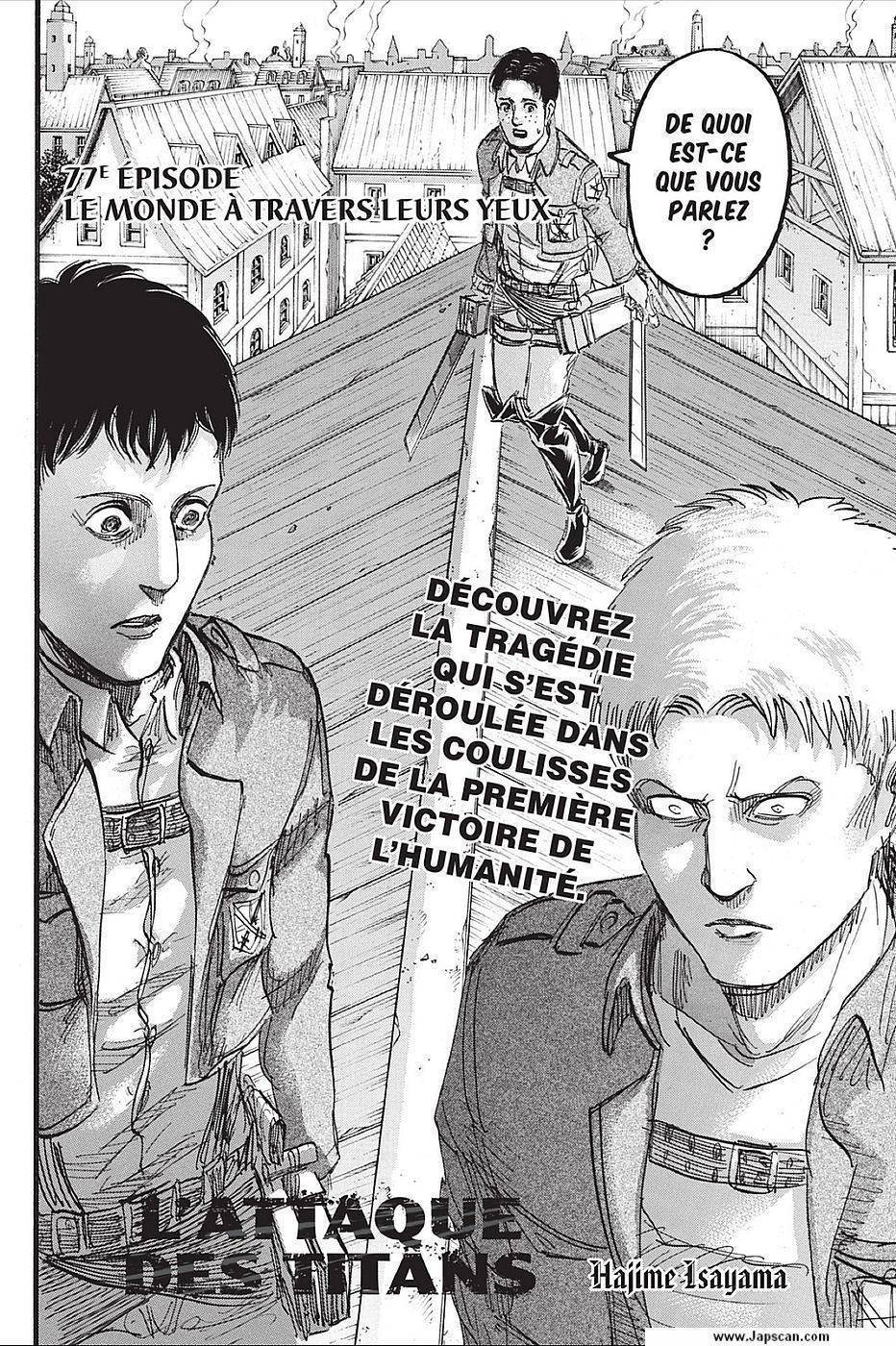 Read Shingeki No Kyojin FR Manga Online