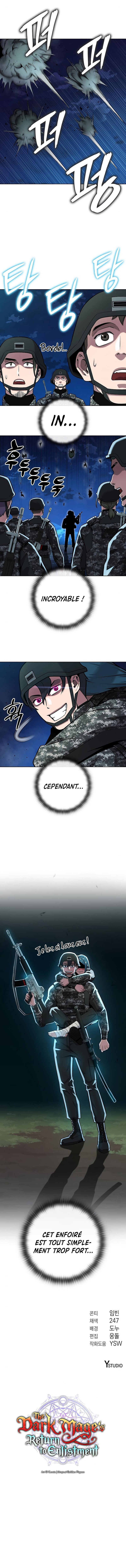 Read The Dark Mage’s Return to Enlistment FR Manga Online