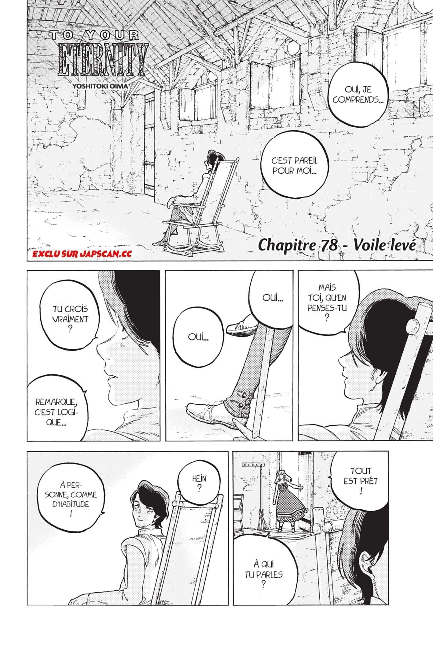 Read To Your Eternity FR Manga Online