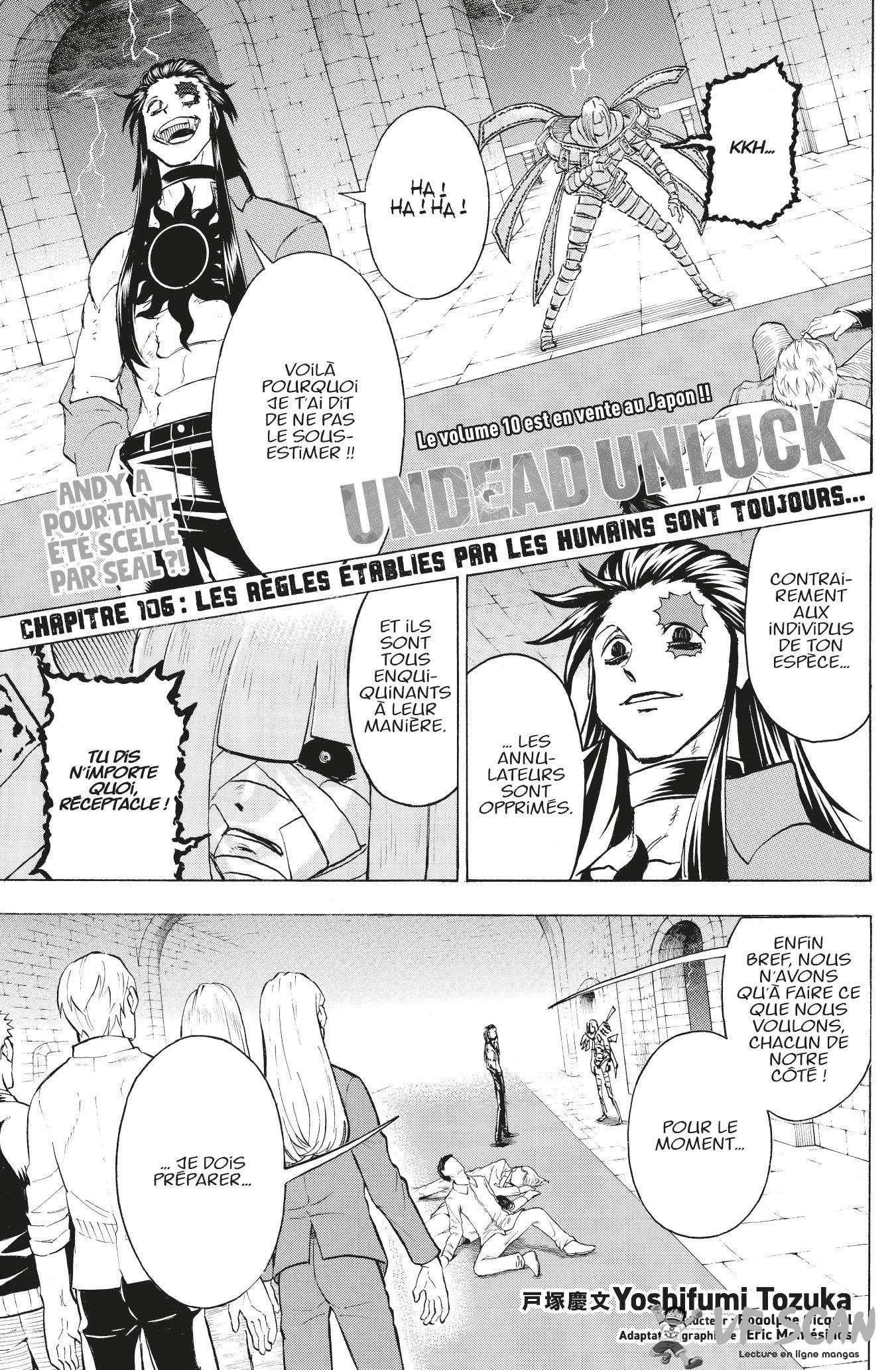 Read Undead Unluck FR Manga Online