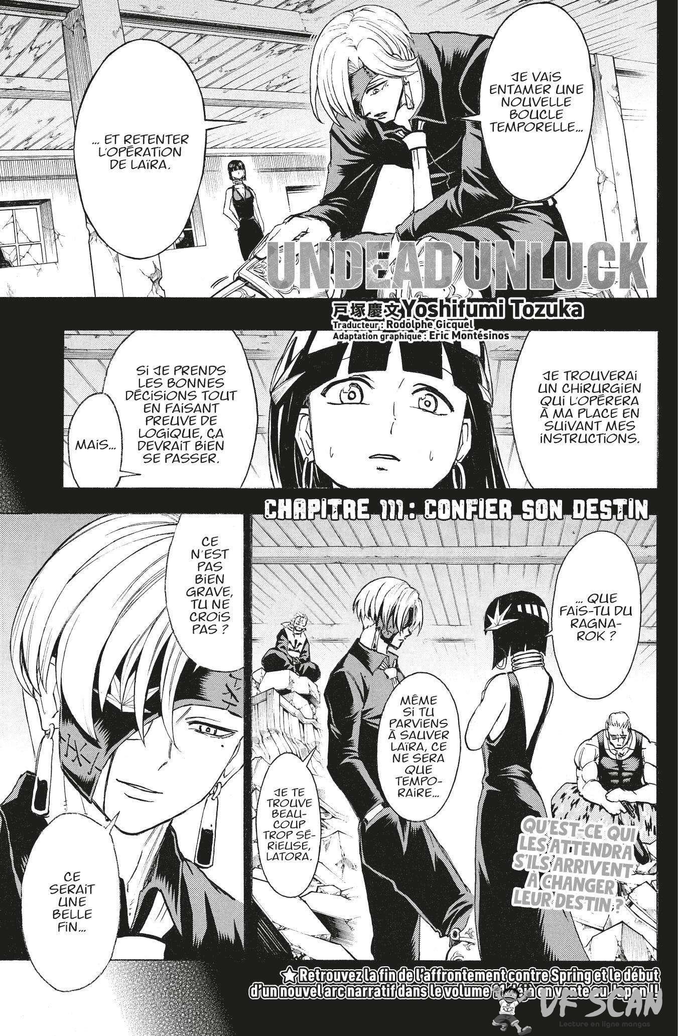 Read Undead Unluck FR Manga Online