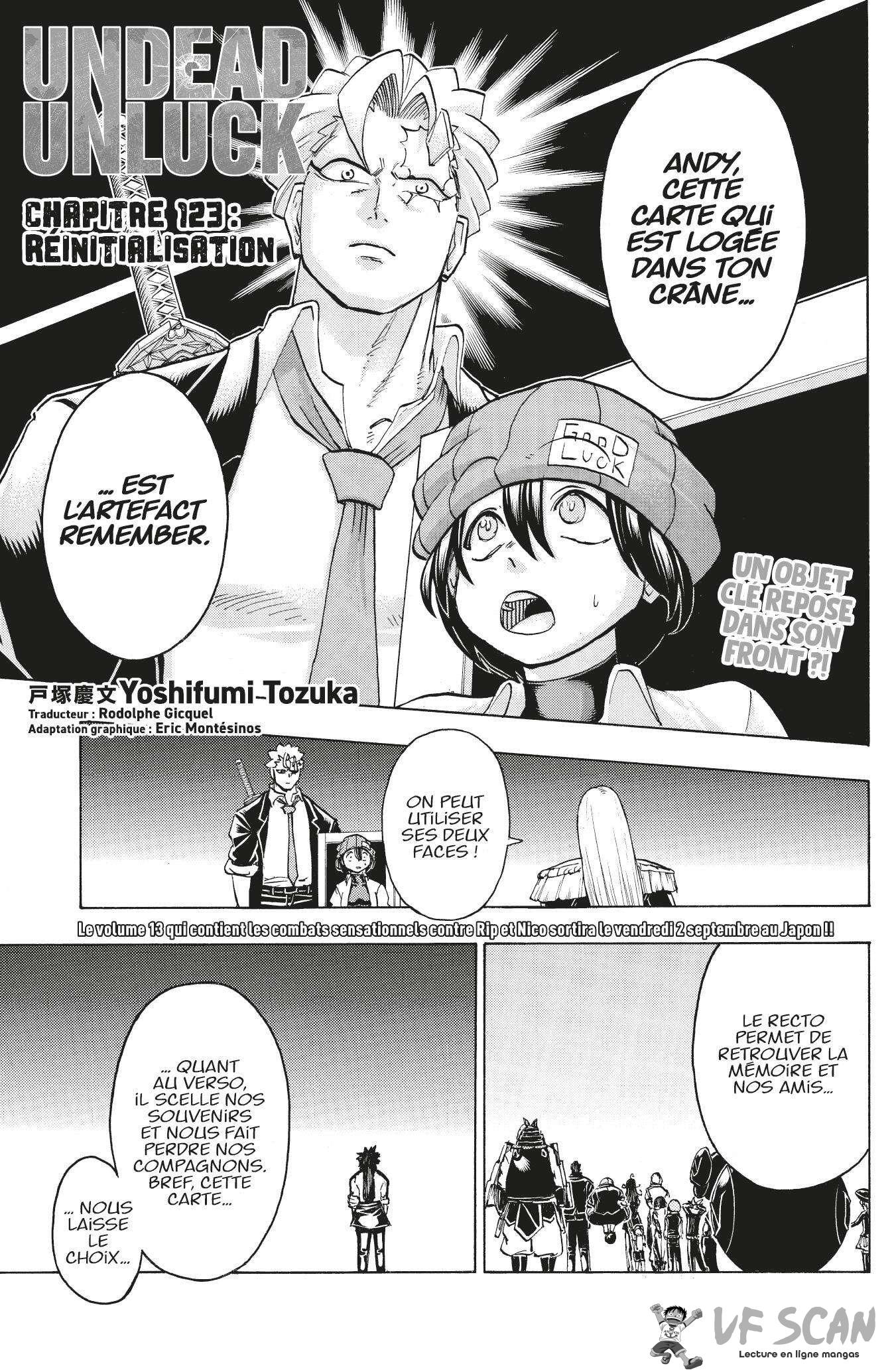 Read Undead Unluck FR Manga Online