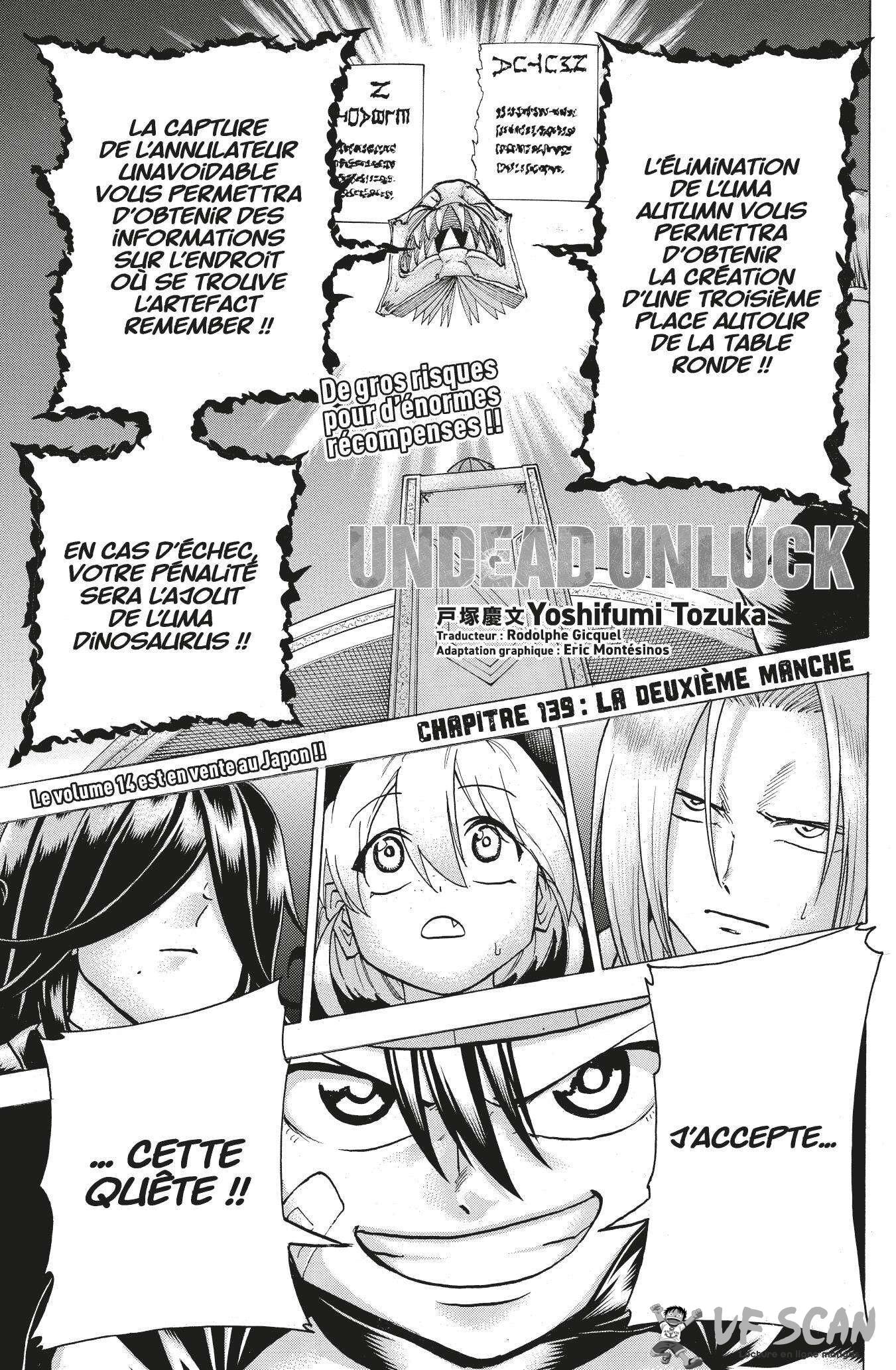 Read Undead Unluck FR Manga Online