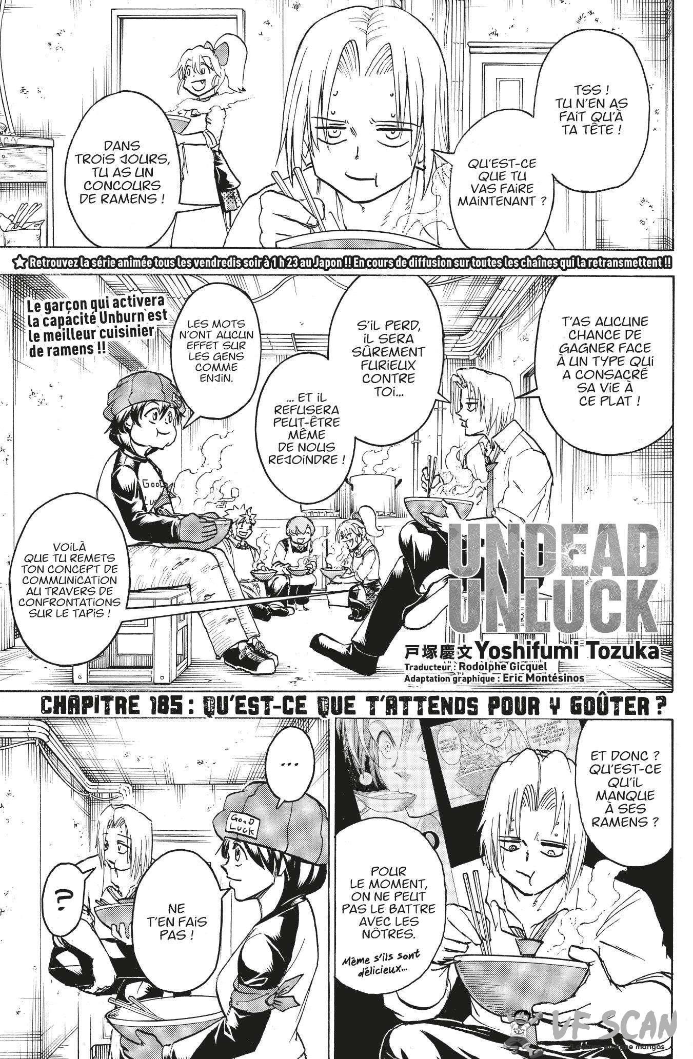 Read Undead Unluck FR Manga Online