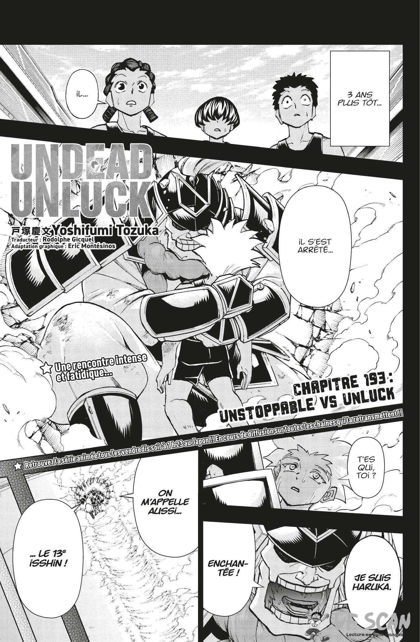 Read Undead Unluck FR Manga Online