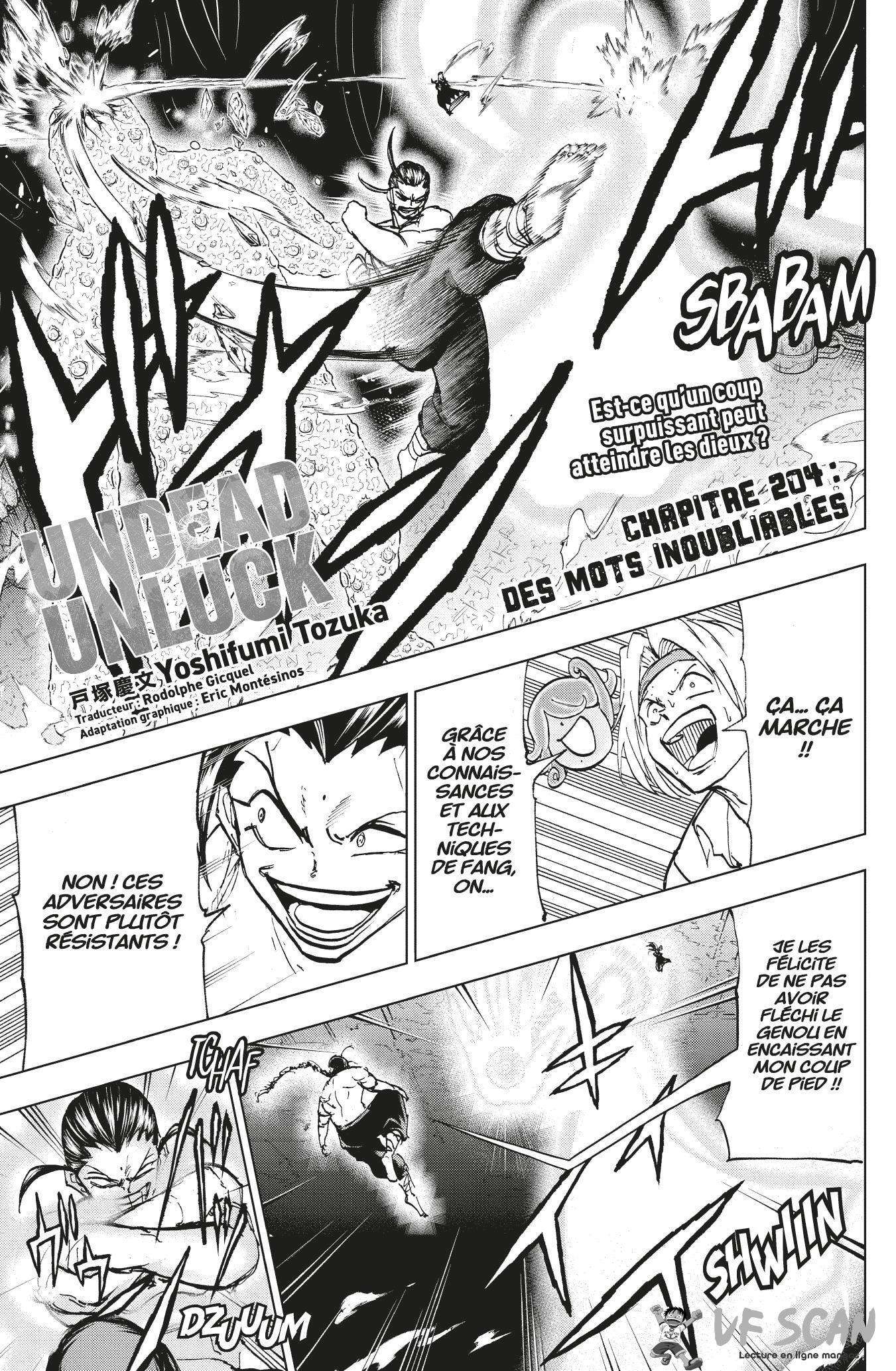 Read Undead Unluck FR Manga Online